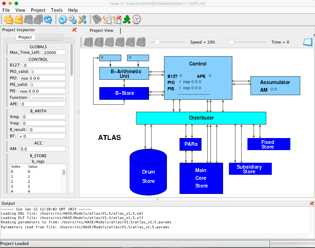 Image of HASE Atlas simulation